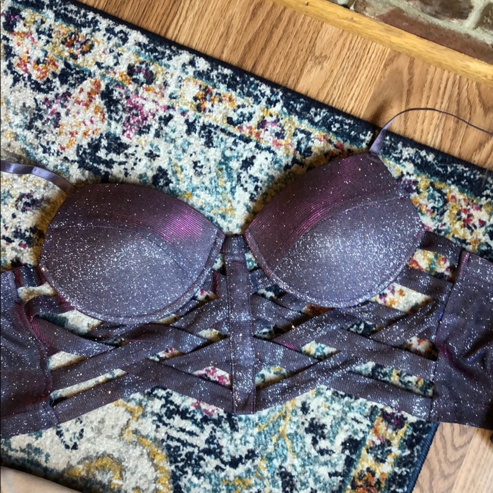 Sparkle irredentist bra top